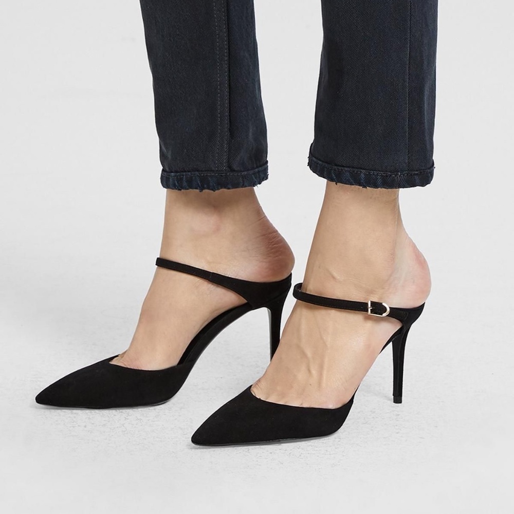 Theory Braxia Mule Slide Pumps NEW!